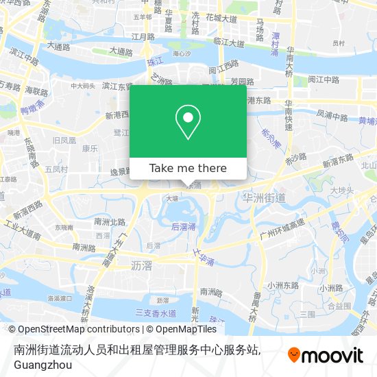 南洲街道流动人员和出租屋管理服务中心服务站 map