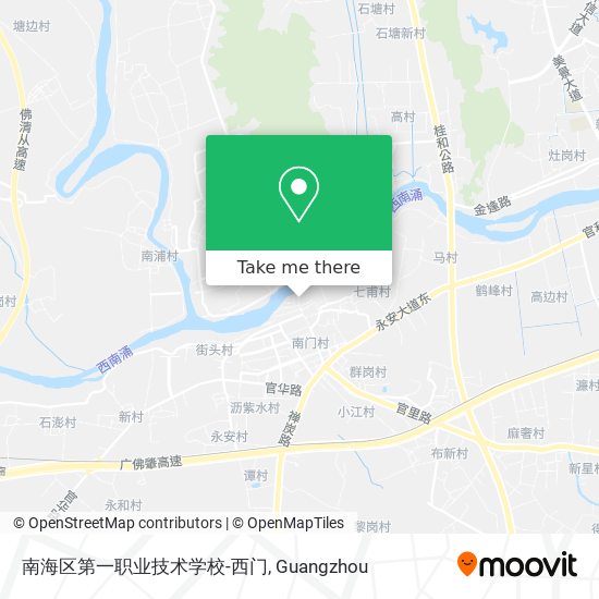 南海区第一职业技术学校-西门 map
