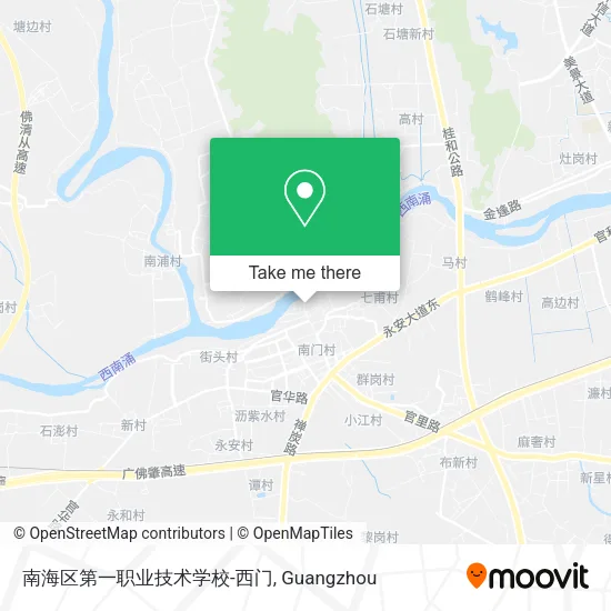 南海区第一职业技术学校-西门 map