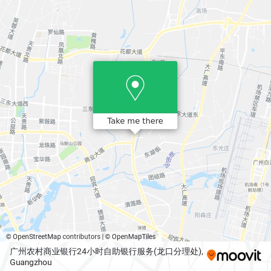广州农村商业银行24小时自助银行服务(龙口分理处) map