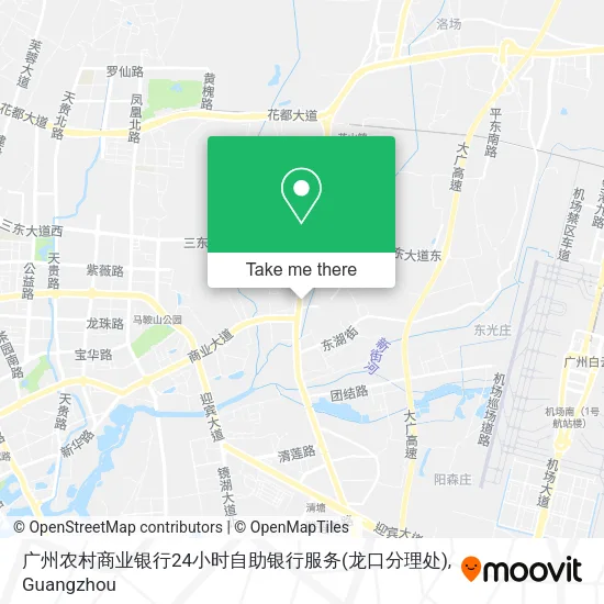 广州农村商业银行24小时自助银行服务(龙口分理处) map
