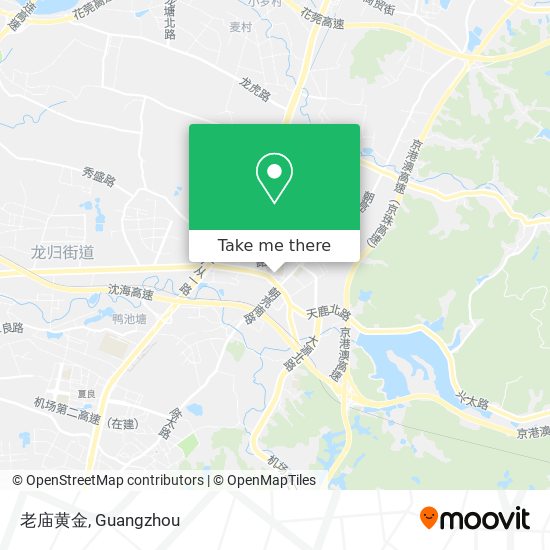 老庙黄金 map
