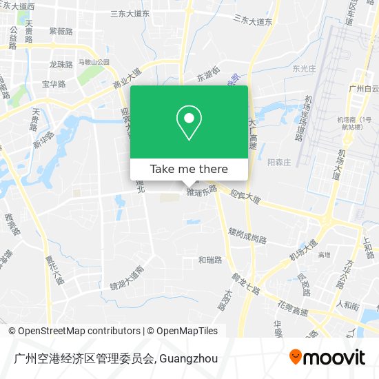 广州空港经济区管理委员会 map