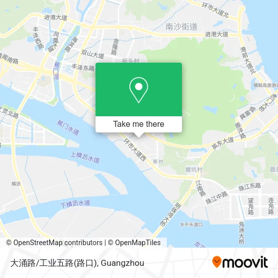 大涌路/工业五路(路口) map