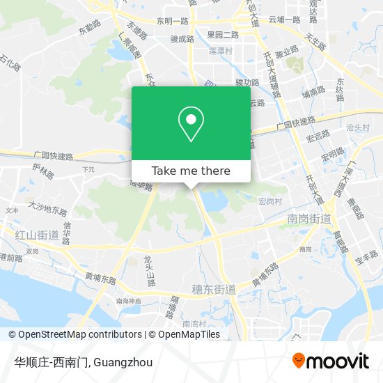 华顺庄-西南门 map