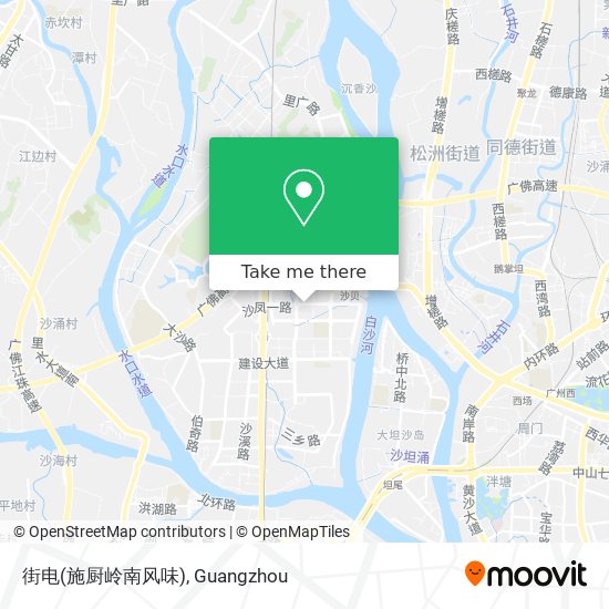 街电(施厨岭南风味) map