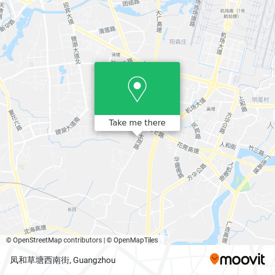 凤和草塘西南街 map