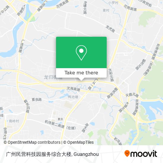 广州民营科技园服务综合大楼 map
