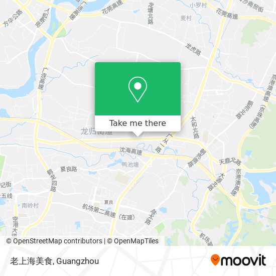 老上海美食 map