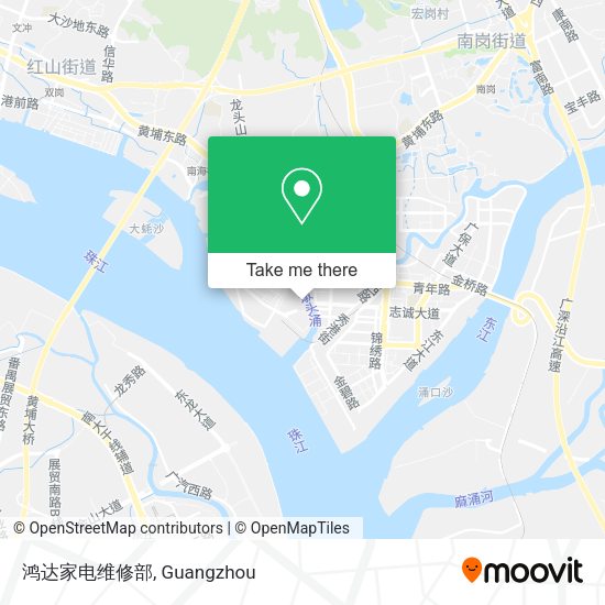 鸿达家电维修部 map