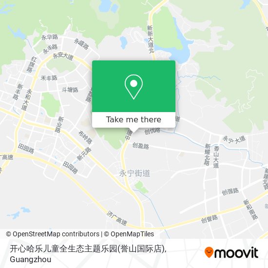 开心哈乐儿童全生态主题乐园(誉山国际店) map