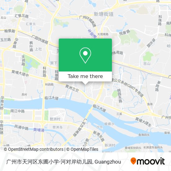 广州市天河区东圃小学-河对岸幼儿园 map