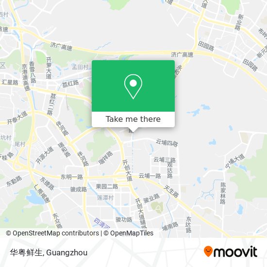 华粤鲜生 map