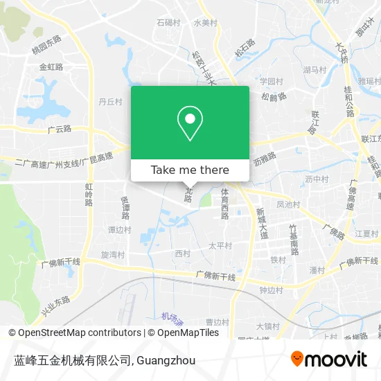 蓝峰五金机械有限公司 map