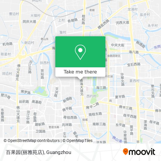 百果园(丽雅苑店) map