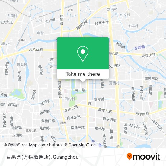 百果园(万锦豪园店) map