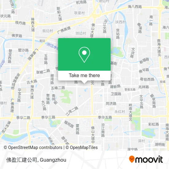 佛盈汇建公司 map