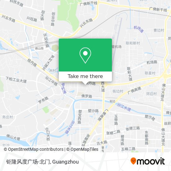 钜隆风度广场-北门 map