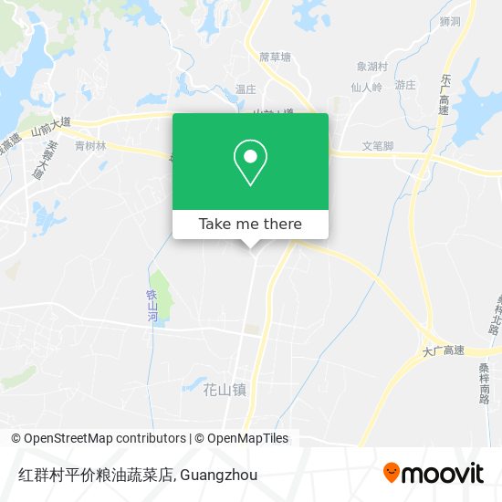 红群村平价粮油蔬菜店 map