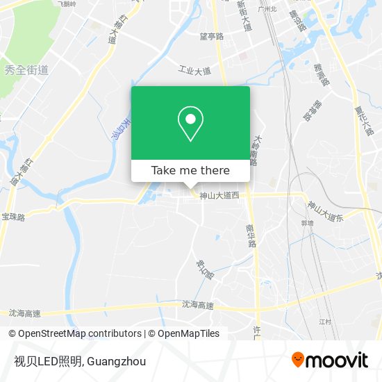 视贝LED照明 map