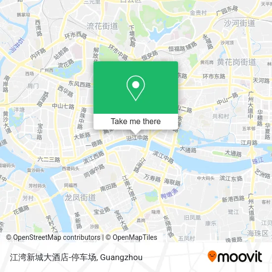 江湾新城大酒店-停车场 map