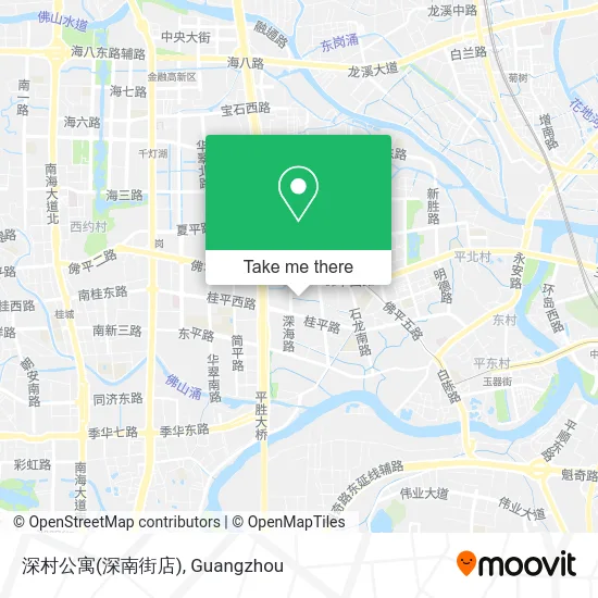 深村公寓(深南街店) map