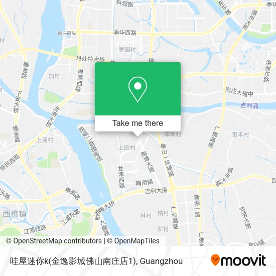 哇屋迷你k(金逸影城佛山南庄店1) map