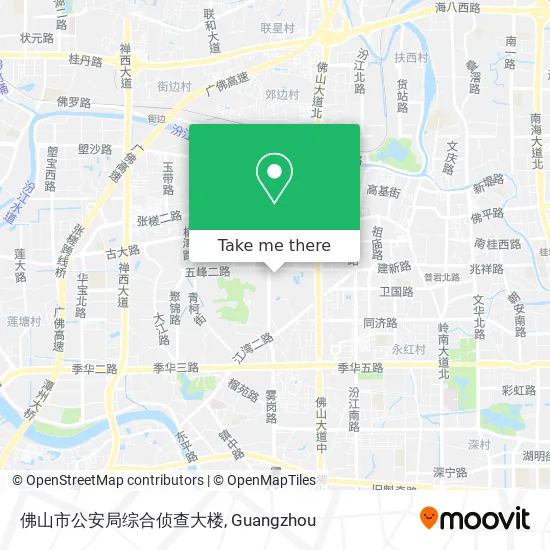 佛山市公安局综合侦查大楼 map