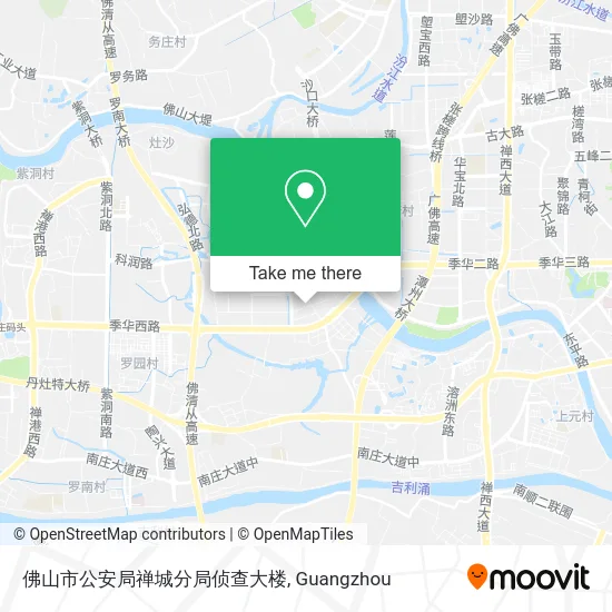 佛山市公安局禅城分局侦查大楼 map