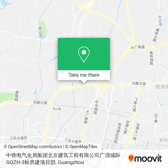 中铁电气化局集团北京建筑工程有限公司广清城际GQZH-3标房建项目部 map