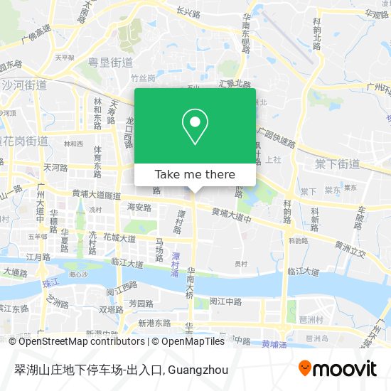 翠湖山庄地下停车场-出入口 map