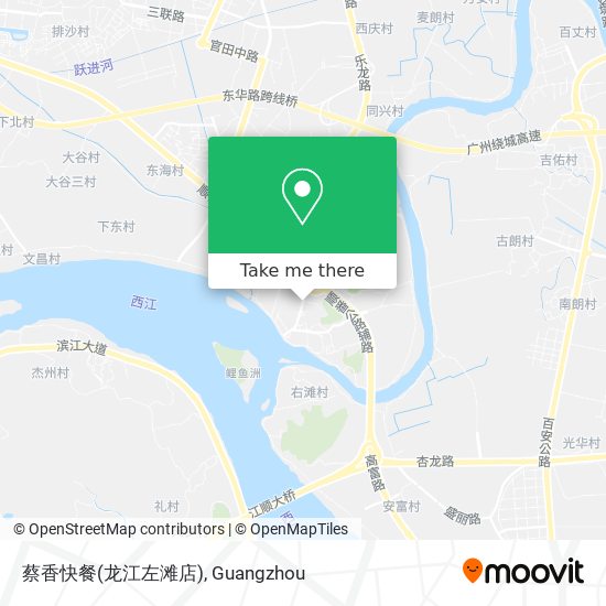 蔡香快餐(龙江左滩店) map