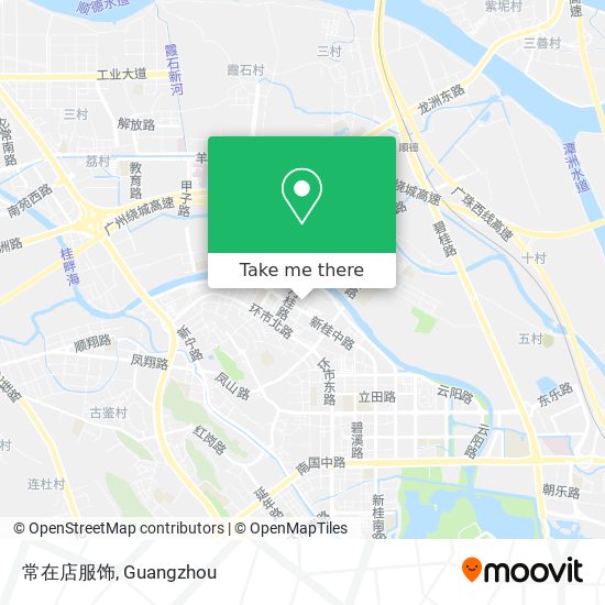 常在店服饰 map