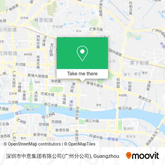 深圳市中意集团有限公司(广州分公司) map
