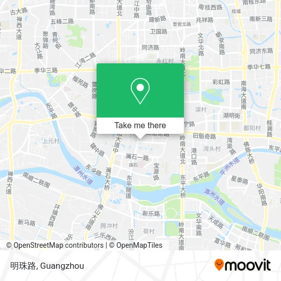 明珠路 map