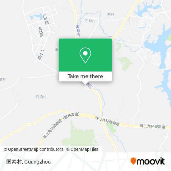 国泰村 map