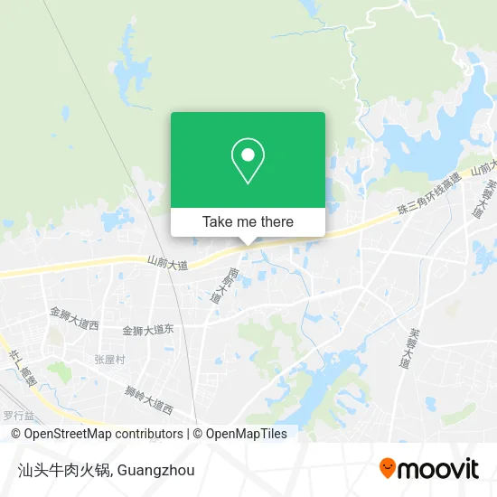 汕头牛肉火锅 map