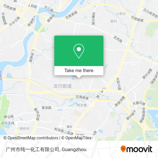 广州市纯一化工有限公司 map