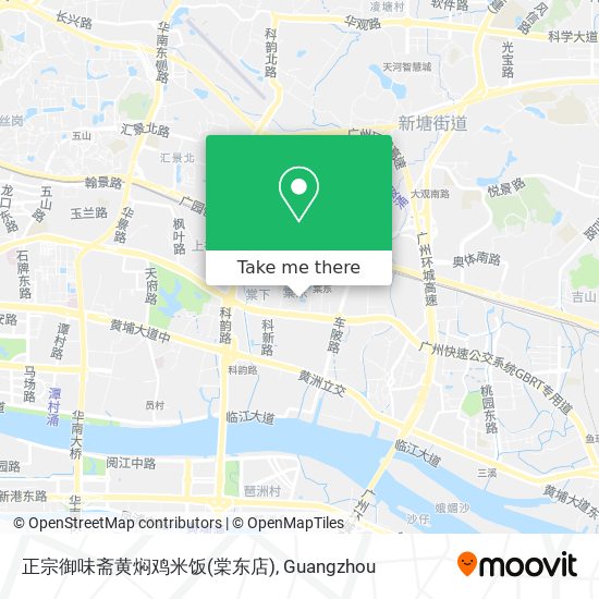 正宗御味斋黄焖鸡米饭(棠东店) map