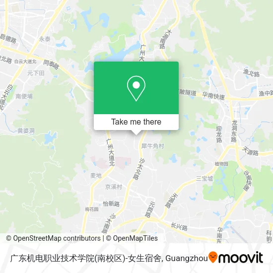 广东机电职业技术学院(南校区)-女生宿舍 map