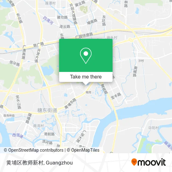 黄埔区教师新村 map