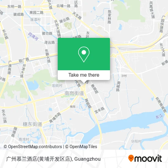 广州慕兰酒店(黄埔开发区店) map