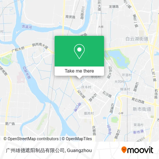 广州雄德遮阳制品有限公司 map