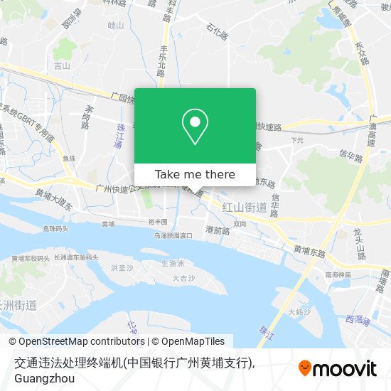 交通违法处理终端机(中国银行广州黄埔支行) map