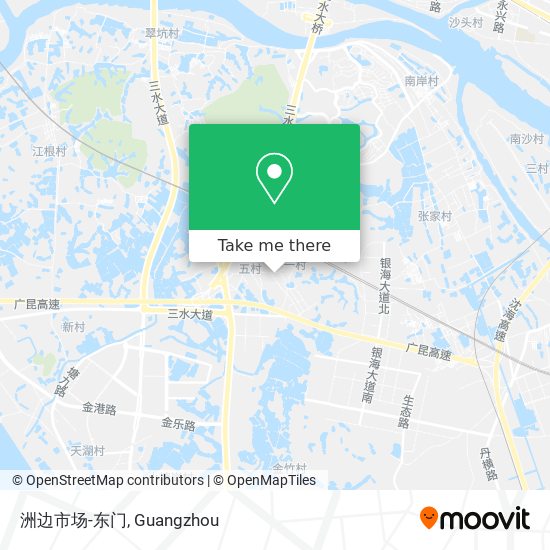 洲边市场-东门 map