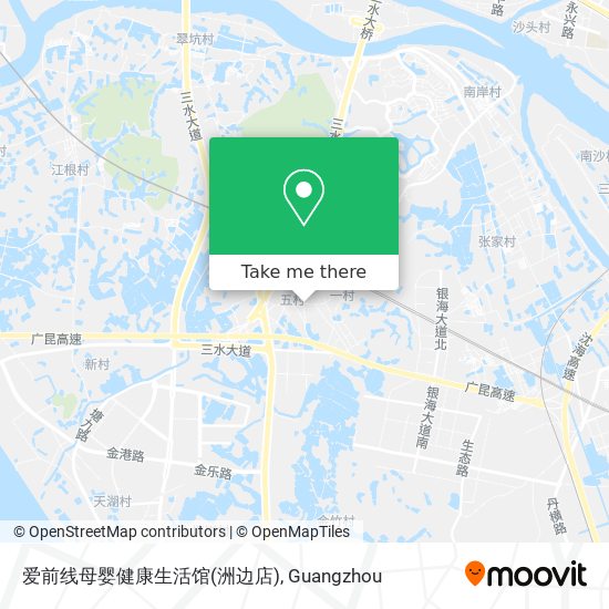 爱前线母婴健康生活馆(洲边店) map