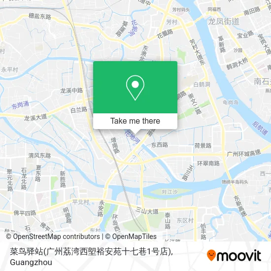 菜鸟驿站(广州荔湾西塱裕安苑十七巷1号店) map