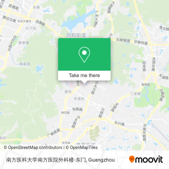 南方医科大学南方医院外科楼-东门 map