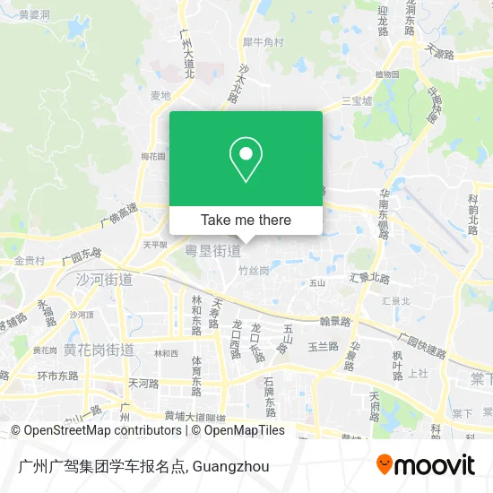 广州广驾集团学车报名点 map