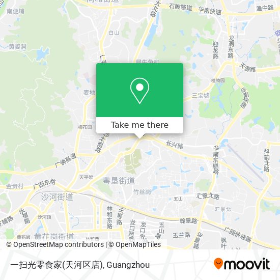 一扫光零食家(天河区店) map